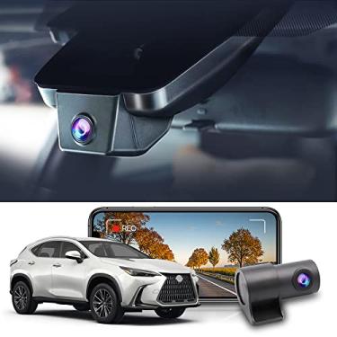 Imagem de Fitcamx Frente 2160P+Traseiro 1080P Dash Cam Adequada para Lexus NX 2022-2026 & NX Hybrid NX350 250 350h 450h, OEM Estilo, Dual HD Vídeo, WiFi&APP, Loop Gravação, G-Sensor, Plug & Play, 128GB Cartão