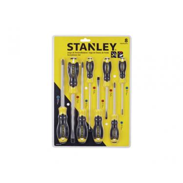 Imagem de Chave Fenda Emborrachado Stanley Jg 08Pcs Blister