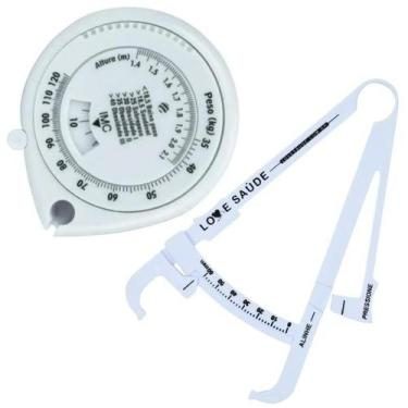 Imagem de Adipometro Medidor Gordura Corporal Fita Imc Antropometrica - LOVE SAU