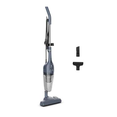 Imagem de Aspirador de Pó Vertical com fio portátil de mão 2 em 1 potente 1600W cabo 4.7m com capacidade 950 ml filtro HEPA STK17 Azul STK 127v