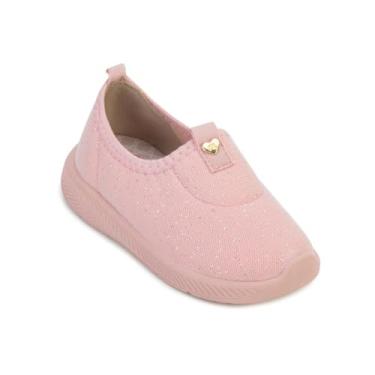 Imagem de Tênis Molekinha Infantil Bebê Shine Comfy Diversão e Glitter Cor:Multi Rosa;Tamanho:25