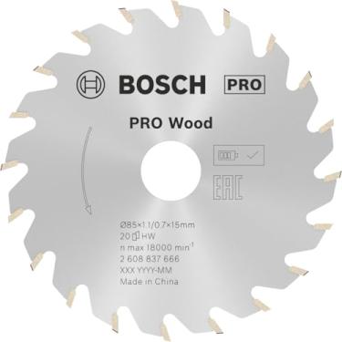 Imagem de Bosch Disco de serra circular PRO Wood Cordless 85mm, 20 d