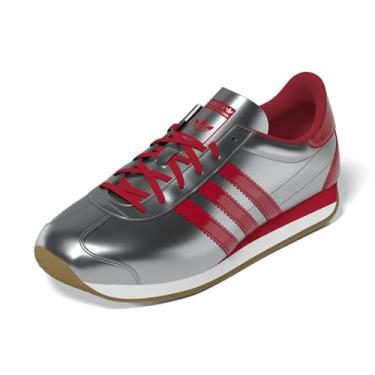 Imagem de adidas Tênis feminino Silvmt/Betsca/Ftwwht Country OG W prata met.Better Scarlet/FTWR Branco 38 EUA, Multi, 10.5 Wide