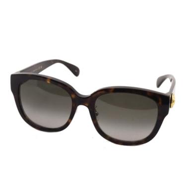 Imagem de Gucci Óculos de sol casuais femininos, Marrom, 55
