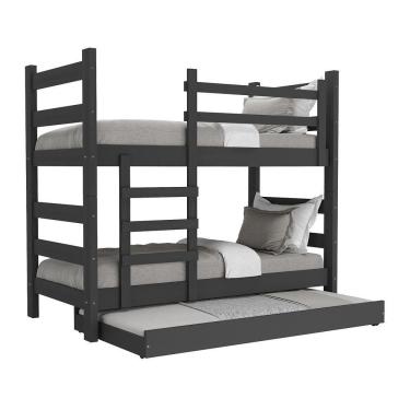 Imagem de Treliche Vira 2Camas Colchões Dubai Multimóveis Cr35107Preto