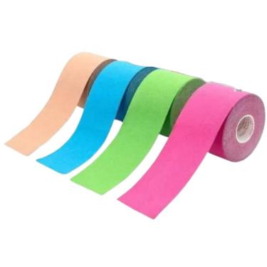 Imagem de Fita De Cinesiologia Bandagem Adesiva Elástica Esporte