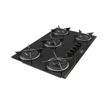 Imagem de Cooktop 5 Bocas A Gás Realce Bivolt CR225 Preto Bivolt