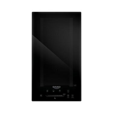 Imagem de Cooktop De Indução Dako 2 Bocas Preto Com Zona Flexível 220v
