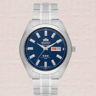 Imagem de Relógio Orient Masculino Automático Prata 3 Estrelas 469SS075NH D1SX