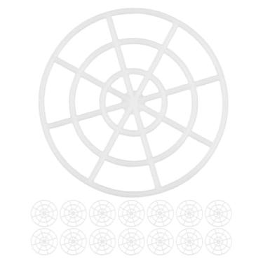 Imagem de PRETYZOOM 15 peças de ferramenta auxiliar de malha de fermentação de plástico para preparação eficiente de decapagem e chucrute prensa de vegetais para cerveja caseira e potes de conserva