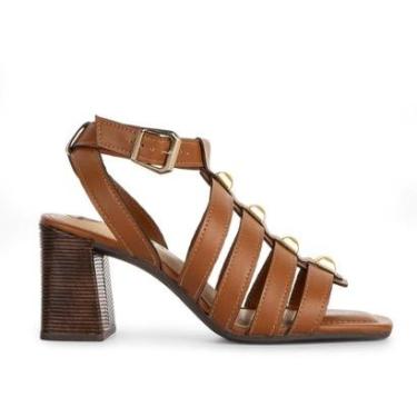 Imagem de Sandália Tanara de Salto Bloco T8664-Feminino