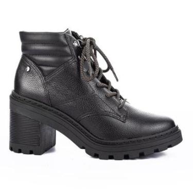 Imagem de Bota Coturno Tanara de Couro Tratorada-Feminino