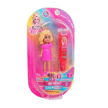 Imagem de Mini Friends Gloss e Roupa Surpresa Make Brinq Colecionáveis 3+ Anos 1 Unidade