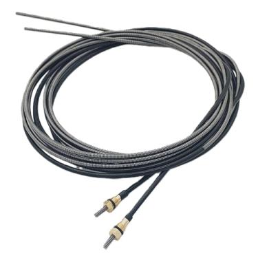 Imagem de LZXQYMX Forro de solda 194011, conduíte de aço .030-.035 de 4,5 m, pacote com 2 serve para armas MIG Miller M-Series e Hobart H-Series