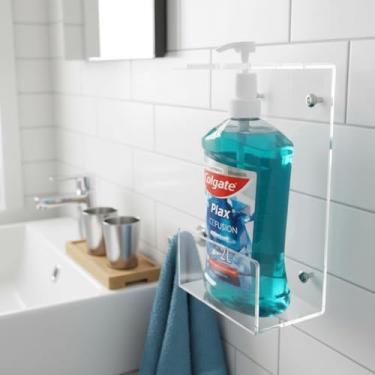 Imagem de Suporte em Acrílico para Enxaguante Bucal, Capacidade 2 Litros