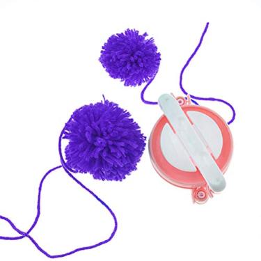 Imagem de Generic 4 Unidades de Ferramenta de Tecelagem Colorida Pompon Braider tricô Máquina de Fazer Bolas de lã Fácil de Usar para o Melhor tricô, Cor Aleatória, 38 Mm 48 Mm 68 88 , 4 Unidades / Conjunto (Cores sortidas)