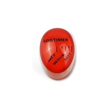 Imagem de Egg Timer para Cozinhar Ovos, Termômetro de Resina que Muda de Cor, 5,5cm x 4cm x 5cm, Indica Ponto Mole, Médio e Duro