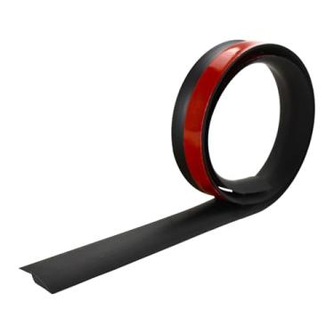 Imagem de Kuntesetty Faixa de Transição de Piso de 2 M para Borda de Porta, Decorativa, para Transição de Carpete, para Corrimão de Porta, Piso Laminado, Carpete, Preto, Tamanho real