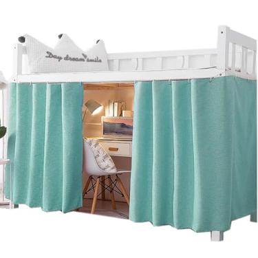 Imagem de Navhao Dormitório Casa Sólido Engrossar Beliche Blackout Cama Cortinas Tecido Dossel Estudantes Dorminhoco Solteiro
