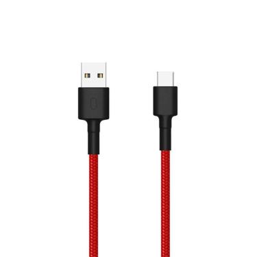 Imagem de Cabo Usb Para Tipo-C 100cm Xiaomi Vermelho