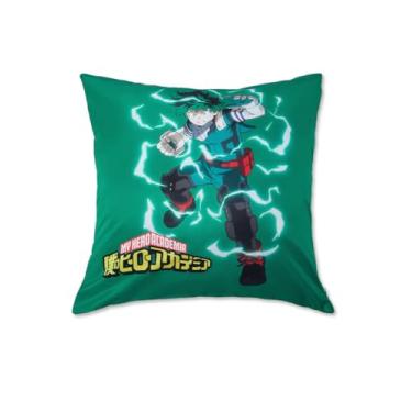 Imagem de Micotaku Capa de almofada quadrada My Hero Academia oficialmente licenciada 45,7 x 45,7 cm Anime para decoração de sofá e quarto