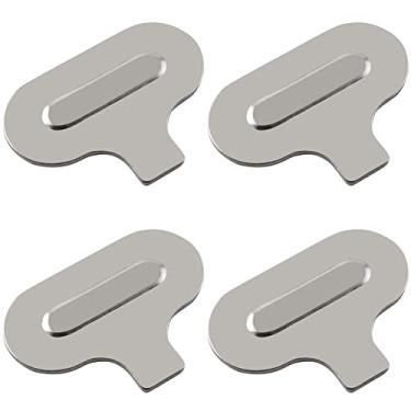 Imagem de 4 peças, placa de agulha, chave de fenda, máquina de costura, máquina de costura, placa de agulha, chave de fenda, máquina de costura doméstica, ferramenta de reparo, prata