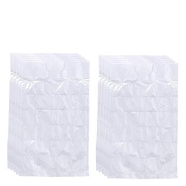 Imagem de 10 Peças de Sacos Descartáveis Cubos Gelo com Selagem Automática Transparente para Geladeira e Freezer