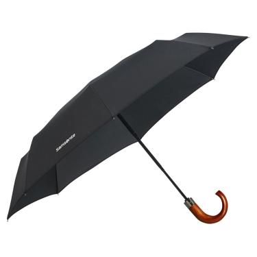 Imagem de Samsonite Guarda-chuva clássico S Stick de madeira, 33 centímetros, Preto, 33 centimeters, Guarda-chuva