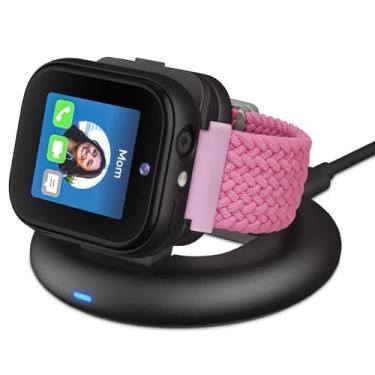 Imagem de Base de carregamento compatível com SyncUP Kids Watch 2, carregador magnético portátil e dobrável com cabo C de 2,7 pés para TMobile Sync UP Kids Watch 2, suporte de carregamento de substituição (não