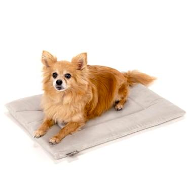 Imagem de KindTail Almofada de gaiola para cães, veludo macio, tapete reversível para cama de cachorro, lavável na máquina, almofada de canil para cães e gatos, almofada de colchão para dormir confortável,