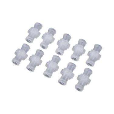 Imagem de Conector De Seringa Luer Fêmea Para Fêmea Transparente 10PCS Peças Pne