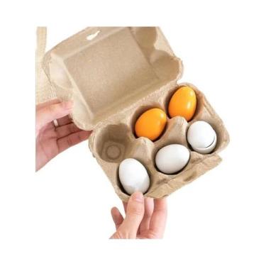 Imagem de Brinquedos De Cozinha De Faz De Conta Para Crianças 6PCS Ovos Com Caix