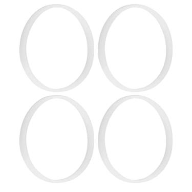 Imagem de GLOGLOW Anel de Vedação de Borracha para Liquidificador Juicer, 10 Cm Branco, 4 Unidades, Junta de Reposição para Liquidificador Juicer, 10 Cm Branco, 4 Unidades, Junta de Reposição para