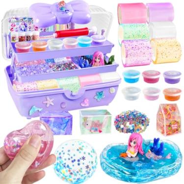 Imagem de BEIREG Kit de bolhas de nano fita para crianças, 60 peças, kit faça você mesmo, caixa de bolhas com acessórios, fita nano-fita adesiva de sereia preppy, presente criativo para meninas de 8 a 12 anos