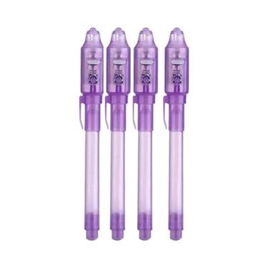 Imagem de Caneta Espiã Com Tinta Invisível, Conjunto De 4-12 Peças, Marcador Mág