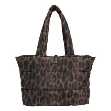 Imagem de adidas Bolsa acolchoada All Me 3, leopardo preto-terra Strata, Leopardo preto e terra Strata, One Size, Bolsa acolchoada All Me 3
