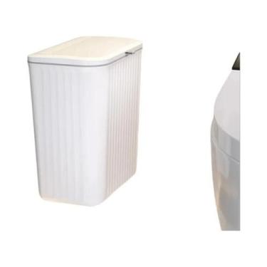 Imagem de Lixeira Grande Para Compostagem De Cozinha 8L 12L Com Tampa Para Banca