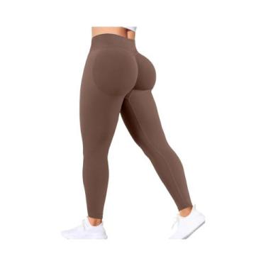 Imagem de Calças De Yoga Femininas De Cintura Alta Para Treino Na Academia, Esti