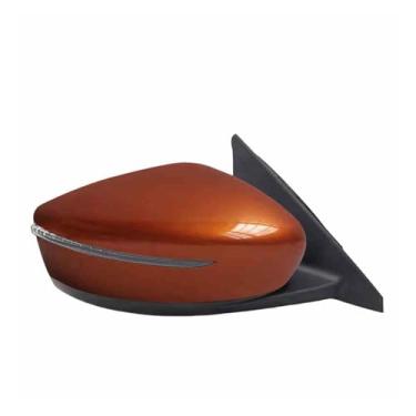 Imagem de Compatível com nissan kicks 2017 2018 2019 acessórios de montagem do espelho retrovisor do carro ajuste elétrico automático sinal de volta(Brown 5-point left)