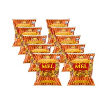 Imagem de Santa Fe Bala Mel, Kit 10 Pacotes, 600g
