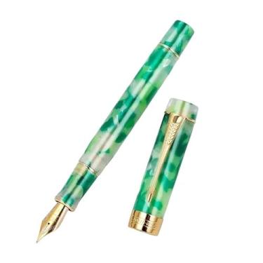 Imagem de FUKUZL Caneta-tinteiro de resina, em forma de flecha, clipe dourado, escritório, material escolar, papelaria, caneta, papelaria (27)