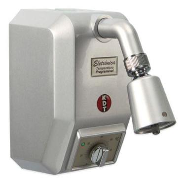 Imagem de Chuveiro Eletronico Hibrido Kdt 220v 8800w Prata, Prata, 220V