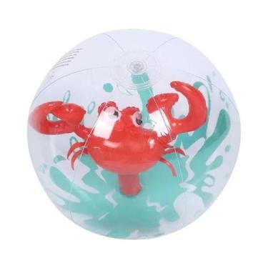 Imagem de Bola Inflável Transparente Para Brincar Na Água Com Designs De Flaming