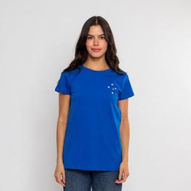 Imagem de Camiseta Baby Look Oficial Cruzeiro Classic Sintetico - Surf Center, A