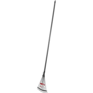 Imagem de Vassoura Para Jardim Metálica 18 Dentes Com Cabo Palheta Reg