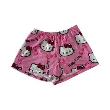 Imagem de Shorts Esportivos Unissex Hello Kitty De Inverno Confortáveis E Casuai