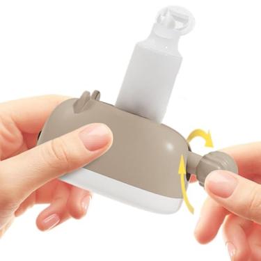 Imagem de Espremedor de pasta de dente rolante, Rolo espremedor de escova de dente,Espremedor de tubo de pasta de dente estilo hamster | Enrolador de suporte de clipe de pasta de dente, simples e prático para c