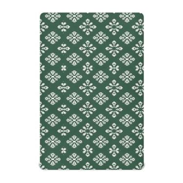 Imagem de CEBUGI Lençol de berço elástico para bebês, meninos, meninas, vintage, portátil, mini lençol com elástico para crianças, material neutro, ultra macio, colchão infantil padrão completo, P