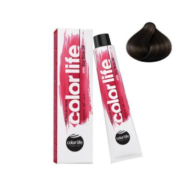 Imagem de Coloração Creme Color Life nº 4 - Castanho