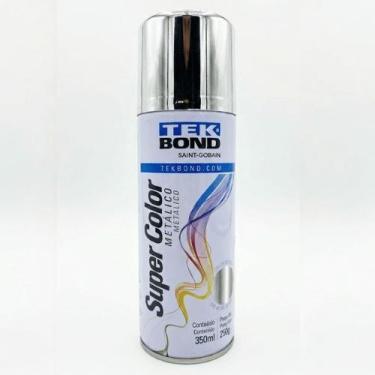 Imagem de Tinta Spray TekBond Cromado Metálico 350ml